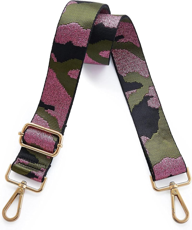 S-Jacorry Purse Strap Replacement Crossbody Wide Shoulder Strap Adjustable Canvas Straps Handbag Strap Replacement Belts - Image 1